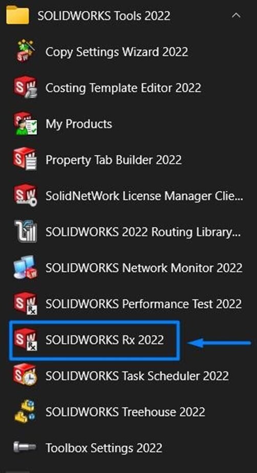 Solidworks Rx Icon Οδηγίες για την καταγραφή με SOLIDWORKS RX - Innovera