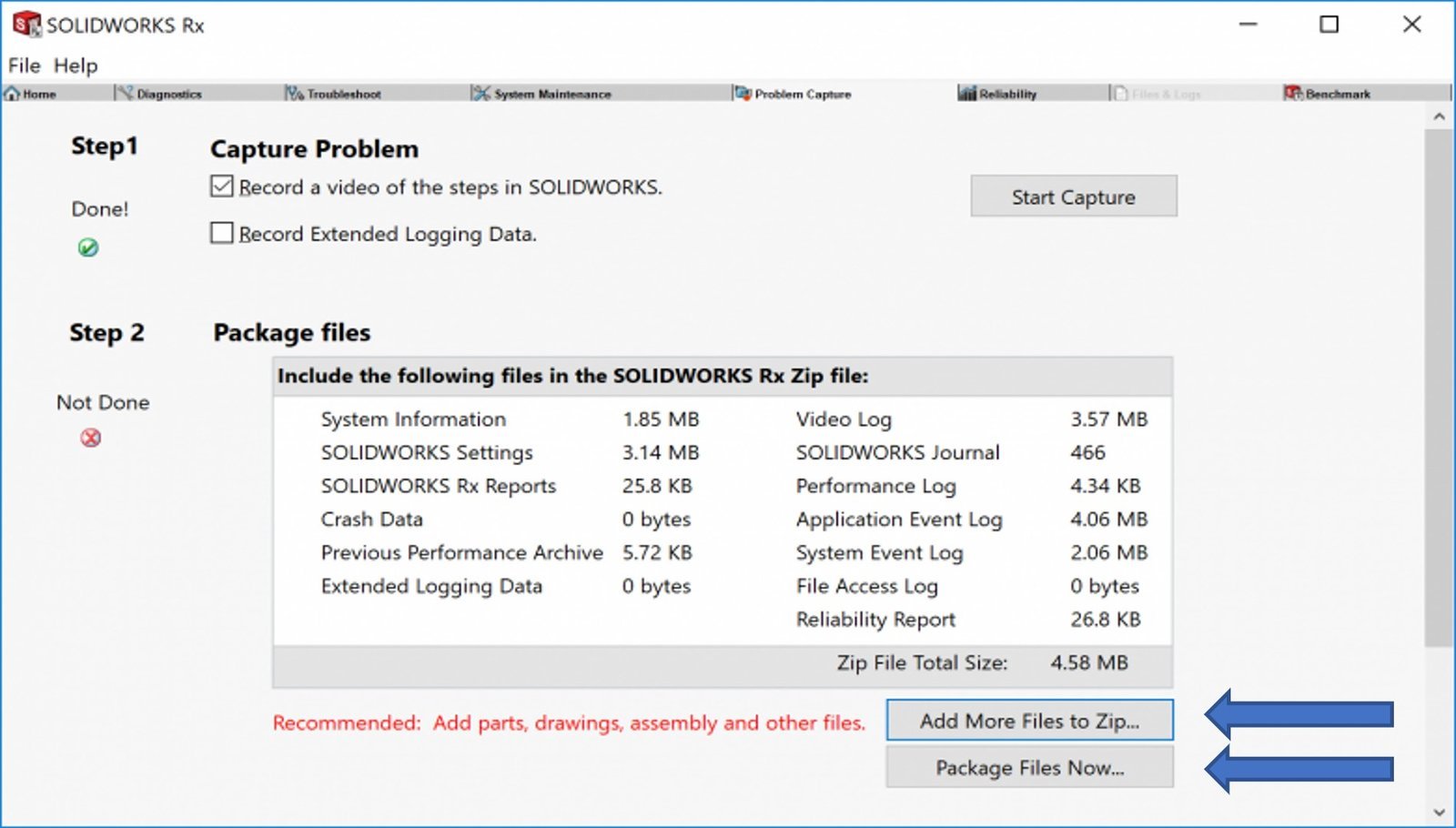 Solidworks Rx Popup Οδηγίες για την καταγραφή με SOLIDWORKS RX - Innovera